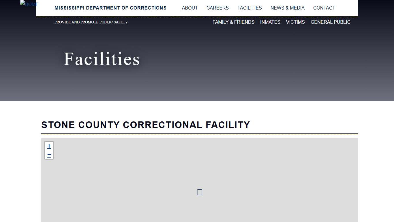 Stone County Correctional Facility Mississippi Department of Corrections
